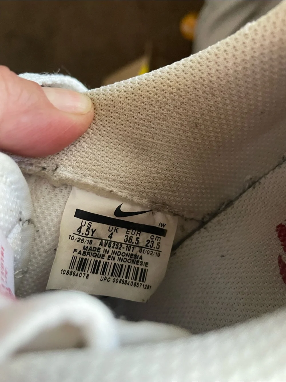 Nike youth sneakers